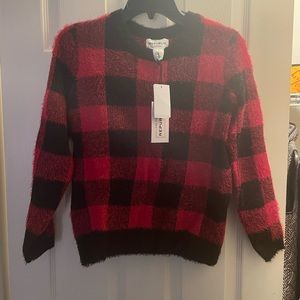 Blue and Red Plaid Republic sweater